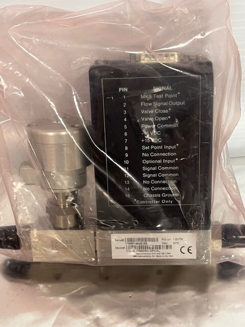 MKS 1159B-02000RV-SPCAL Mass Flow Controller, MFC, 1 SLPM, NH3