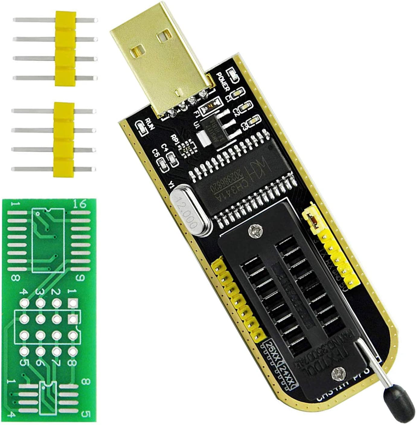 USB Programmer CH341A Series Burner Chip 24 EEPROM BIOS Writer 25 SPI Flash +...