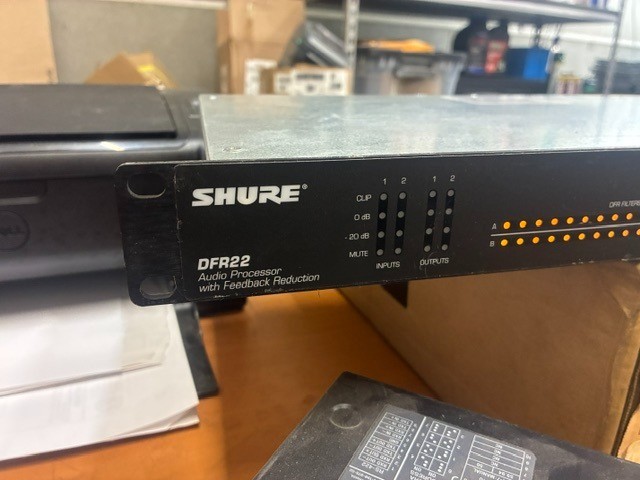 Shure DFR22 Feedback Suppression Processor - Black