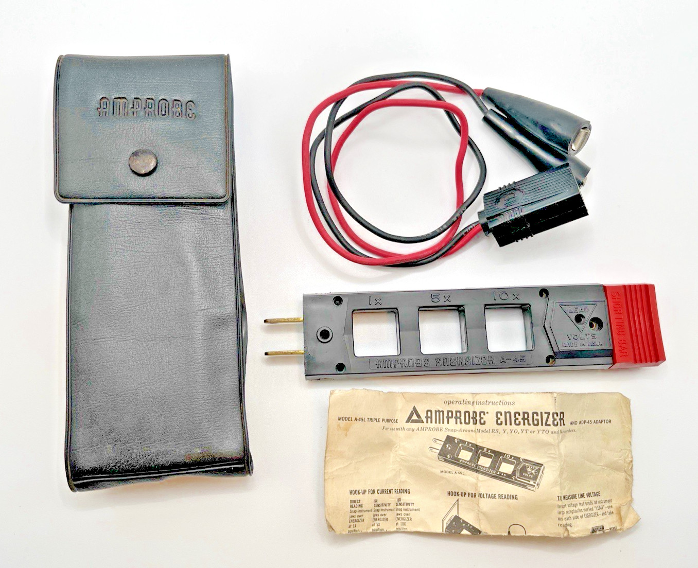 Amprobe Energizer and ADP - 45 Adapter Model A - 45L Triple Purpose