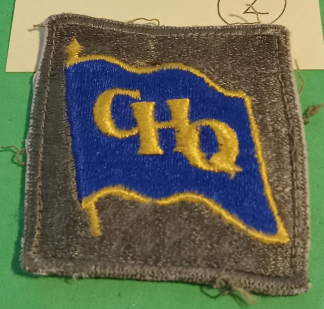 Post WW2 Era Patch General Headquarters Pacific - No Glow with UV (#2)