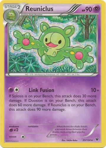 Pokemon - Reuniclus - 35/124 - Rare - XY - Fates Collide - NM