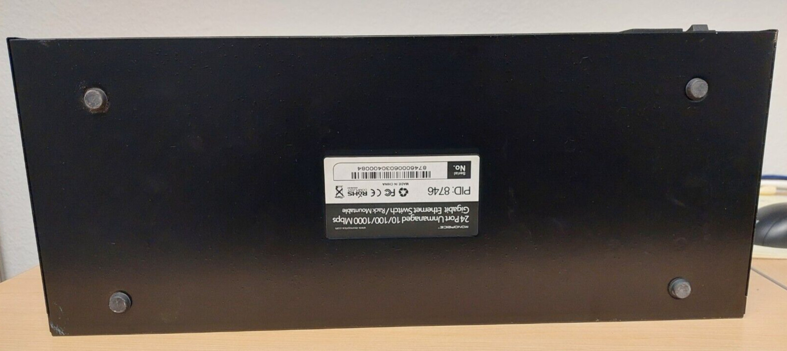 Monoprice 24 port Unmanaged Gigabit Ethernet Switch