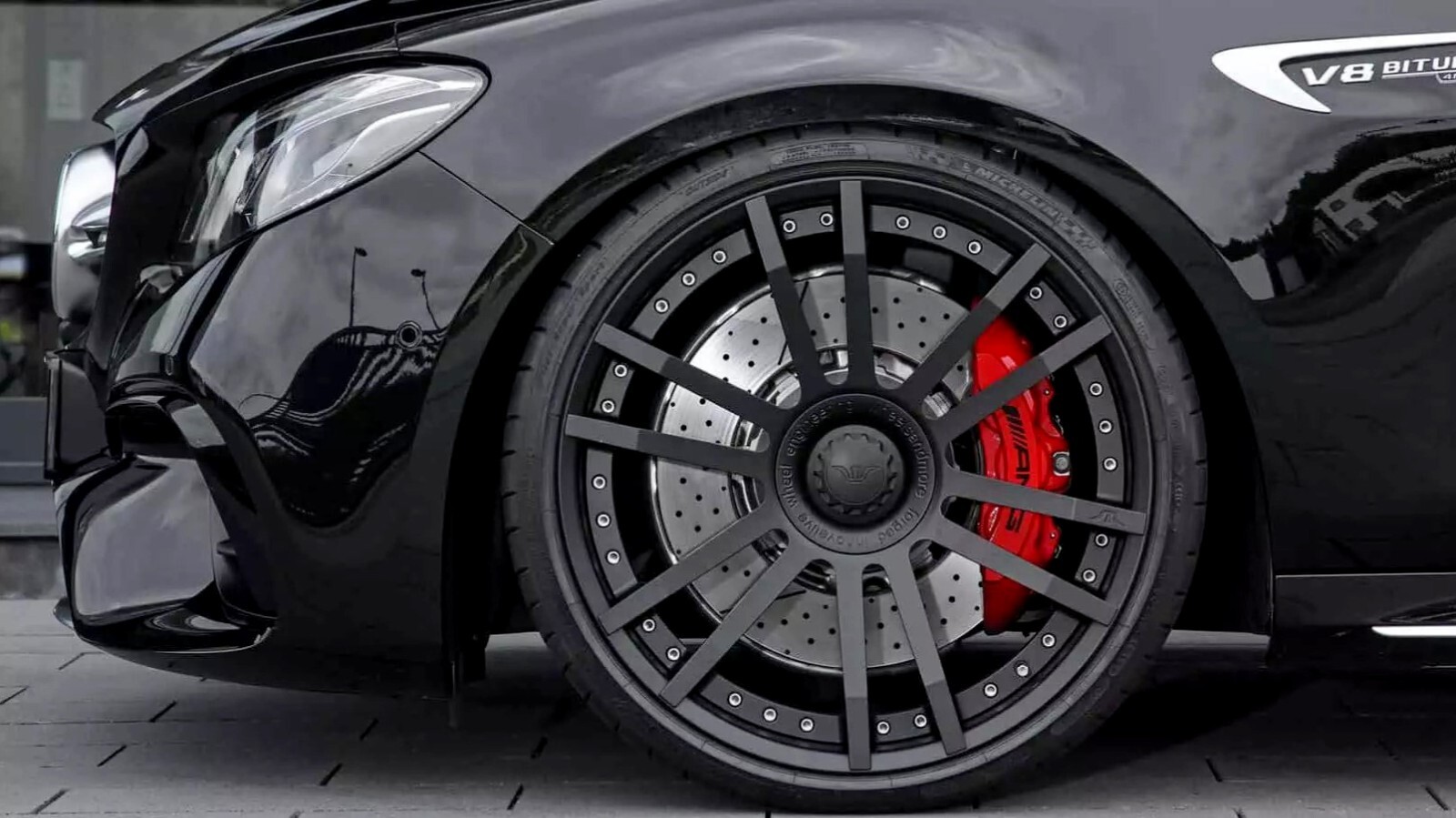 Mercedes E63 W213 S213 Evolution Lowering Left Kit - Precision Adjustment Module
