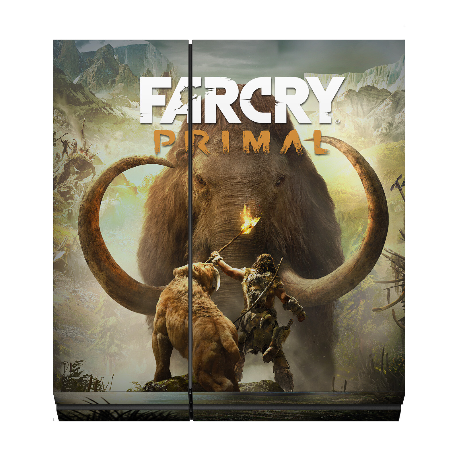 OFFICIAL FAR CRY PRIMAL KEY ART VINYL SKIN FOR SONY PS4 CONSOLE & CONTROLLER