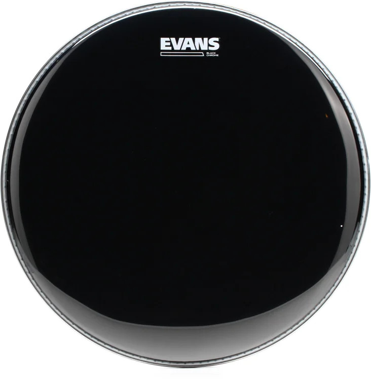 Evans TT15CHR Black Chrome Tom Batter Head - 15"