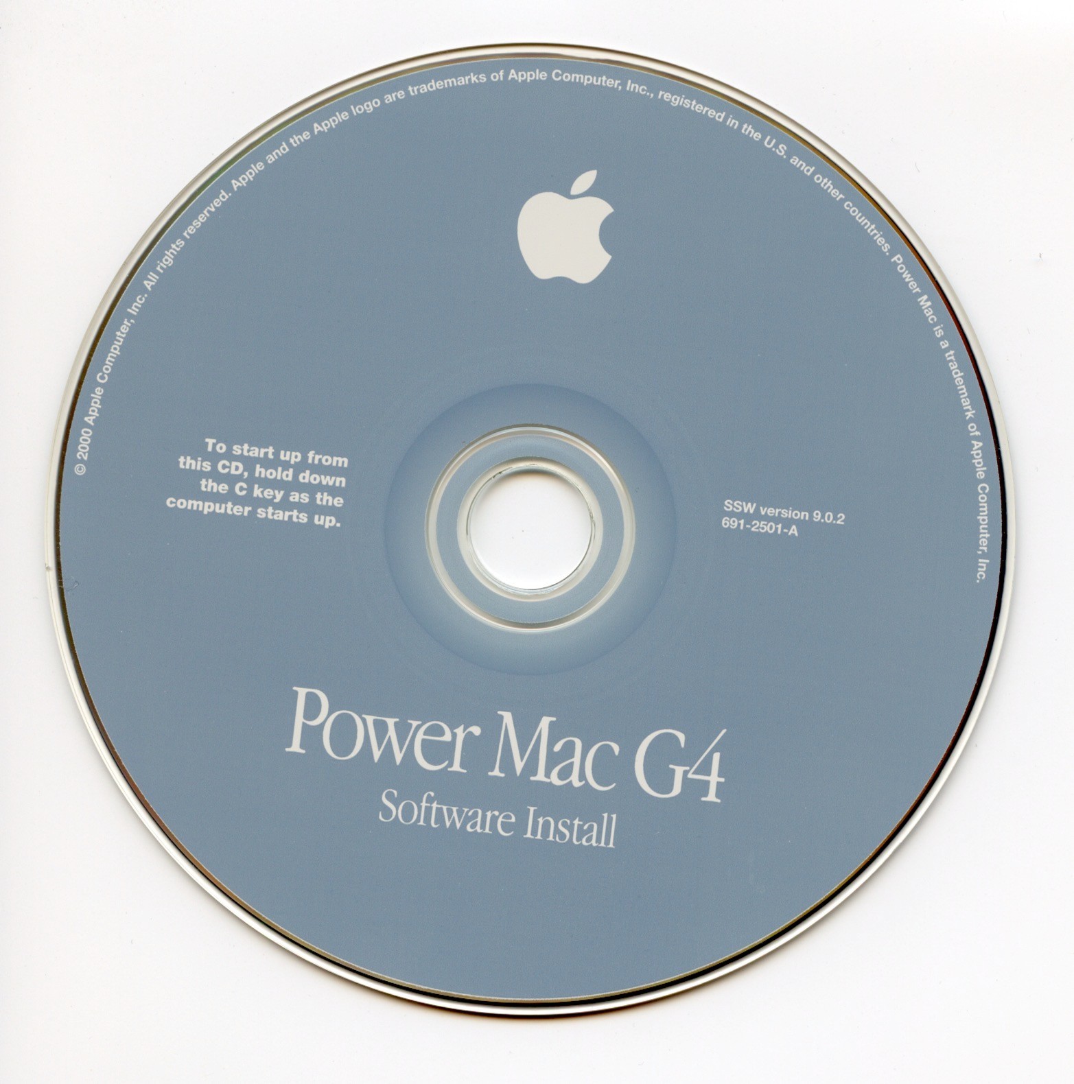 Apple Power Mac G4 Install Software Mac OS 9.0.2 691-2501-A