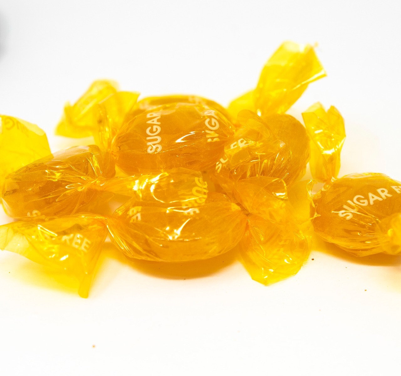 Primrose 2 LB SUGAR FREE Butterscotch Wrapped Hard Candy Buttons Discs Disks
