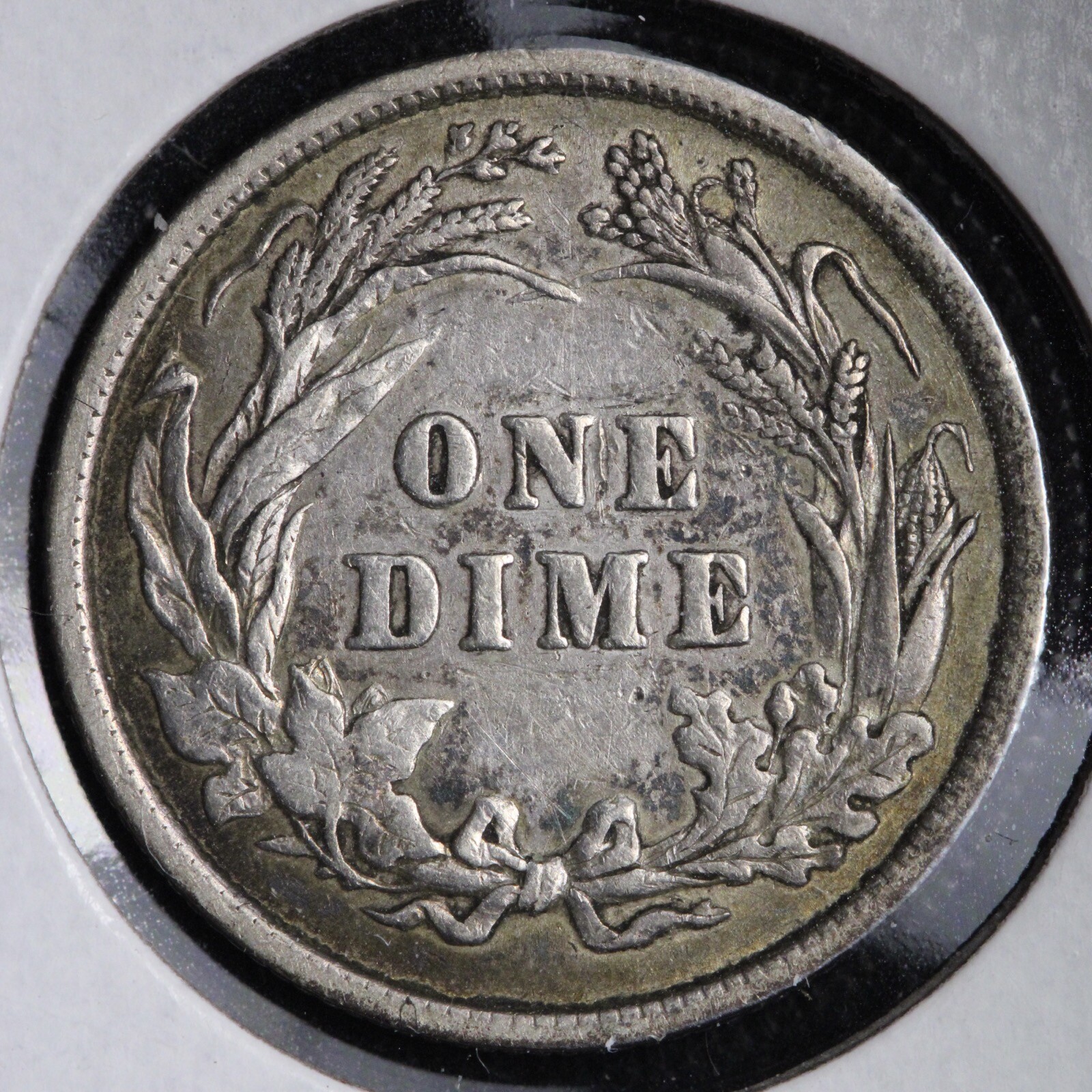 1898 Barber Silver Dime CHOICE XF E515 ACM