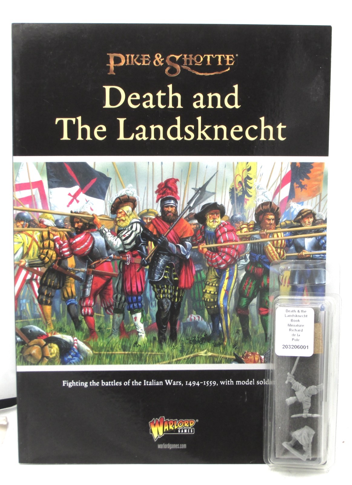 Pike & Shotte 201016001 Death and the Landsknecht (Book  + Mini) Italian Wars