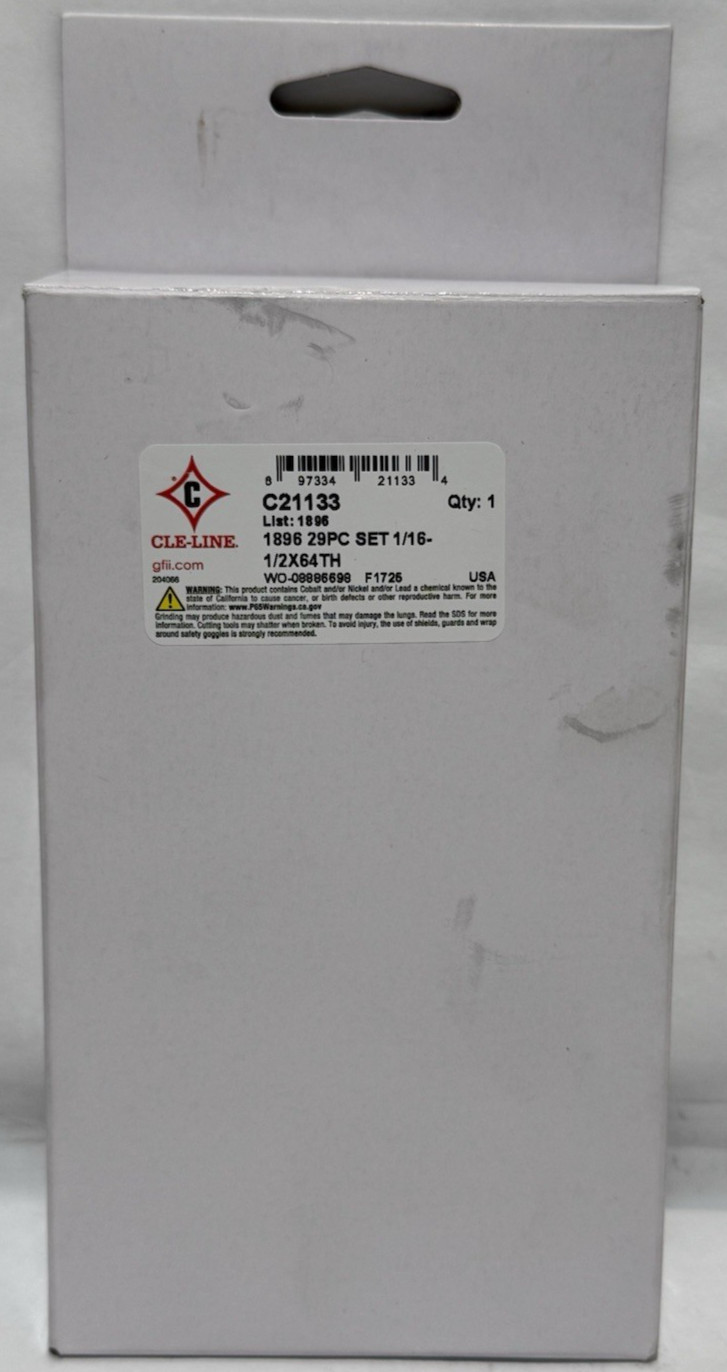 CLE-LINE C21133 Screw Machine Drill Bit Set 29pc