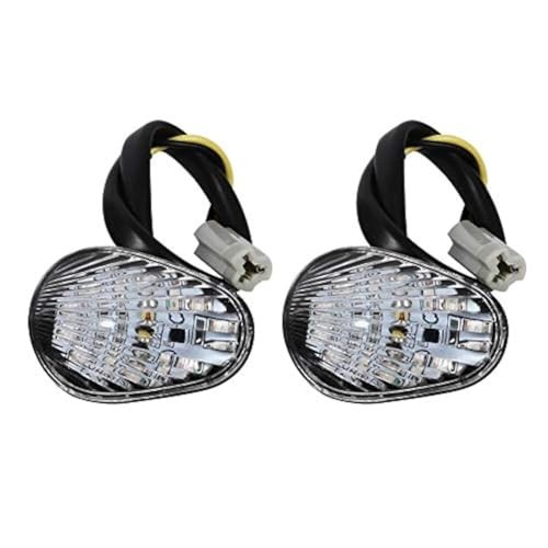 Motorcycle Turn Light, Flush Mount Turn, 1 Pair Amber Motorcycle LED Clear