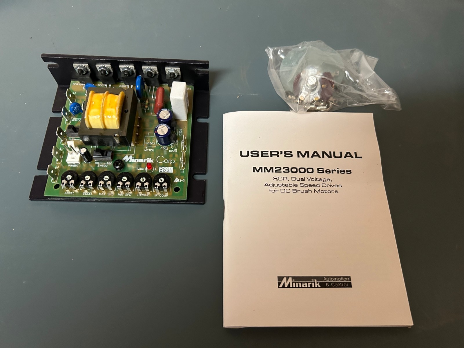 Minarik MM23001C 1HP 90Vdc motor speed control