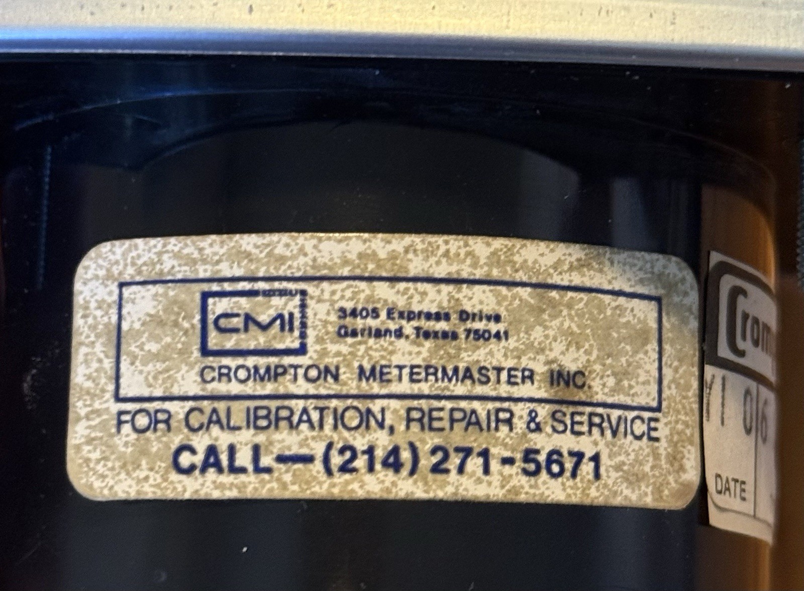 Crompton Analog Panel Meter Model 016-01 EXRX 0-300A New w/Box VG1