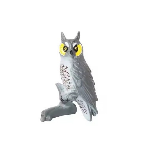 Long Eared Owl Bird Animal Figure Toy PVC Wildlife Small Figurine Birthday Gifts