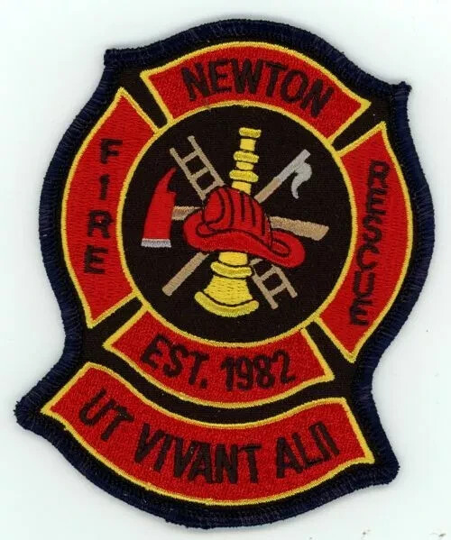 UNKNOWN STATE NEWTON FIRE RESCUE DEPARTMENT NICE SHOULDER PATCH POLICE SHERIFF
