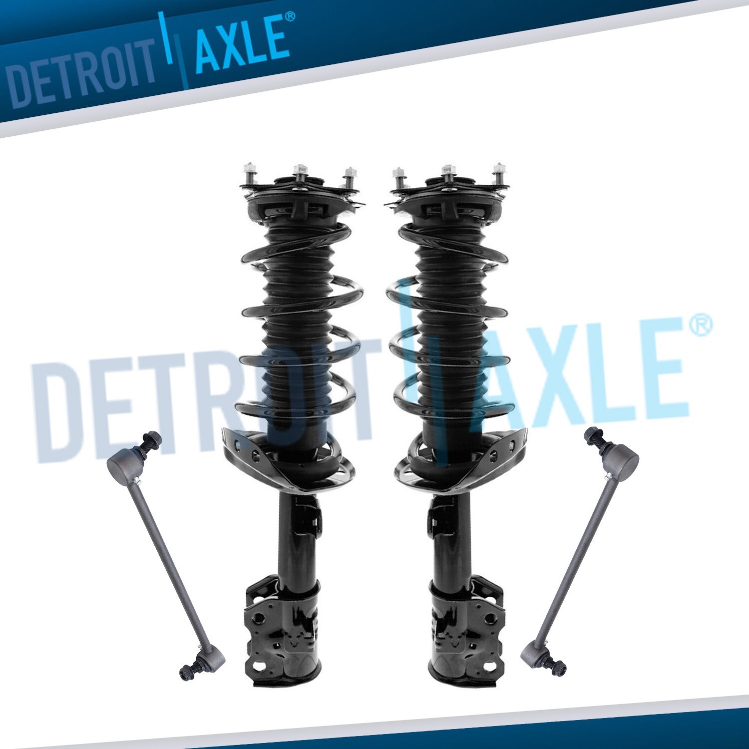 Front Struts w/ Coil Spring Assembly Sway Bar Ends Kit for 2015 2016 Honda CR-V