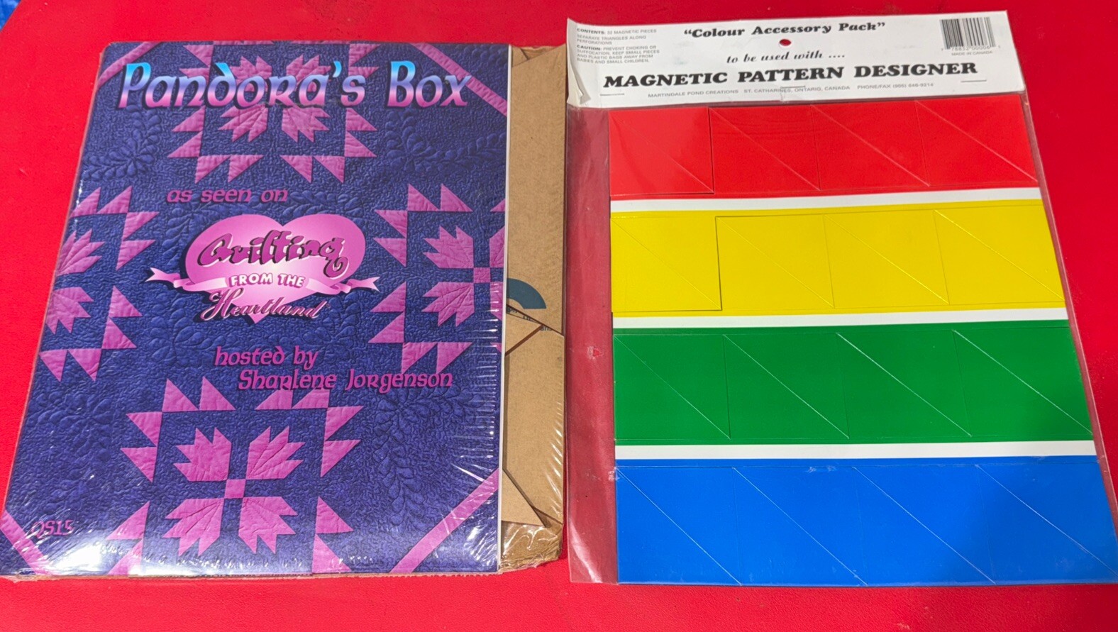 Quilting from the Heartland PANDORA'S BOX Plus MAGNETIC PATTERN DESIGNER