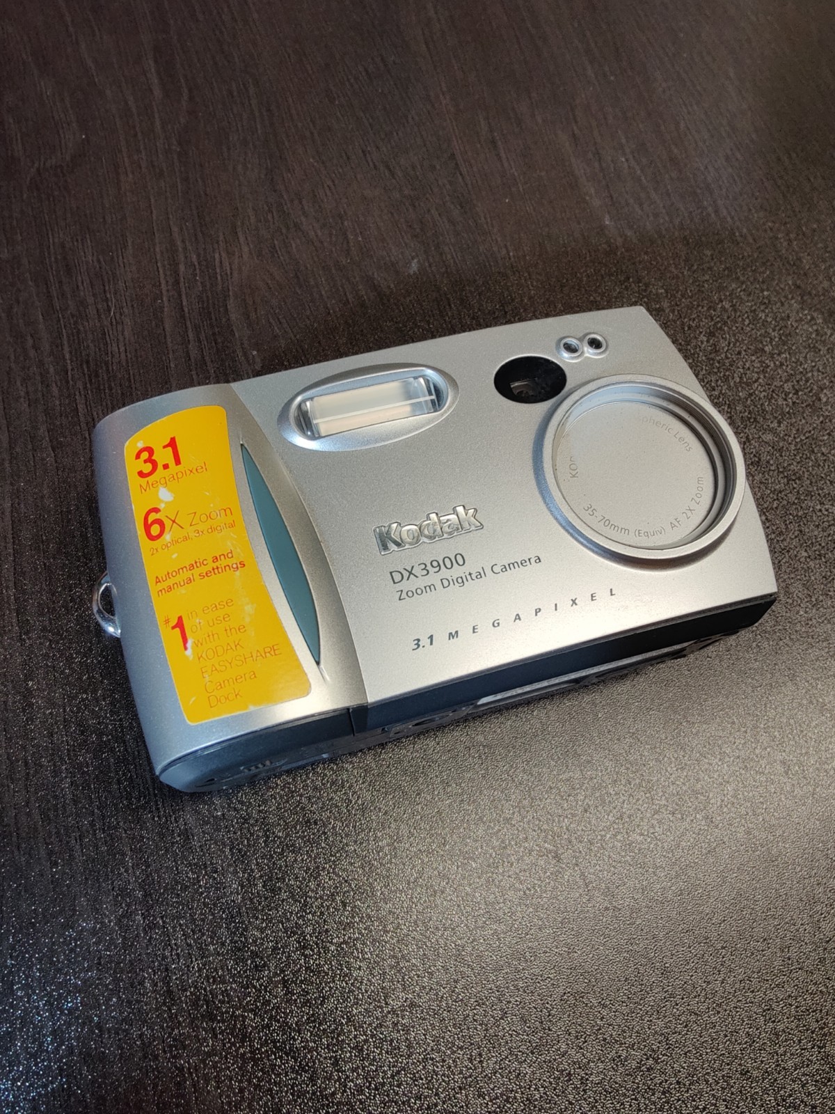 Kodak DX3900 Zoom Digital CCD Camera 3.1 MP Silver - Tested Works