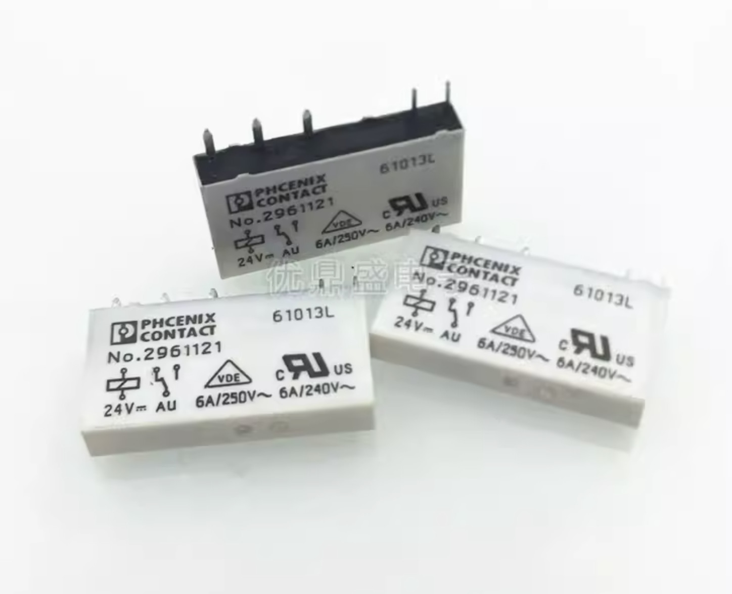 NEW Phoenix Contact NO.2961121 24VDC Power Relay 5 Pins 6A x 1PC
