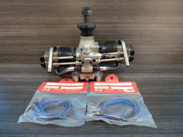 O.S. FT-160 (Gemini 160) 26.52cc  2-Cylinder 4-Stroke Engine Factory Overhauled