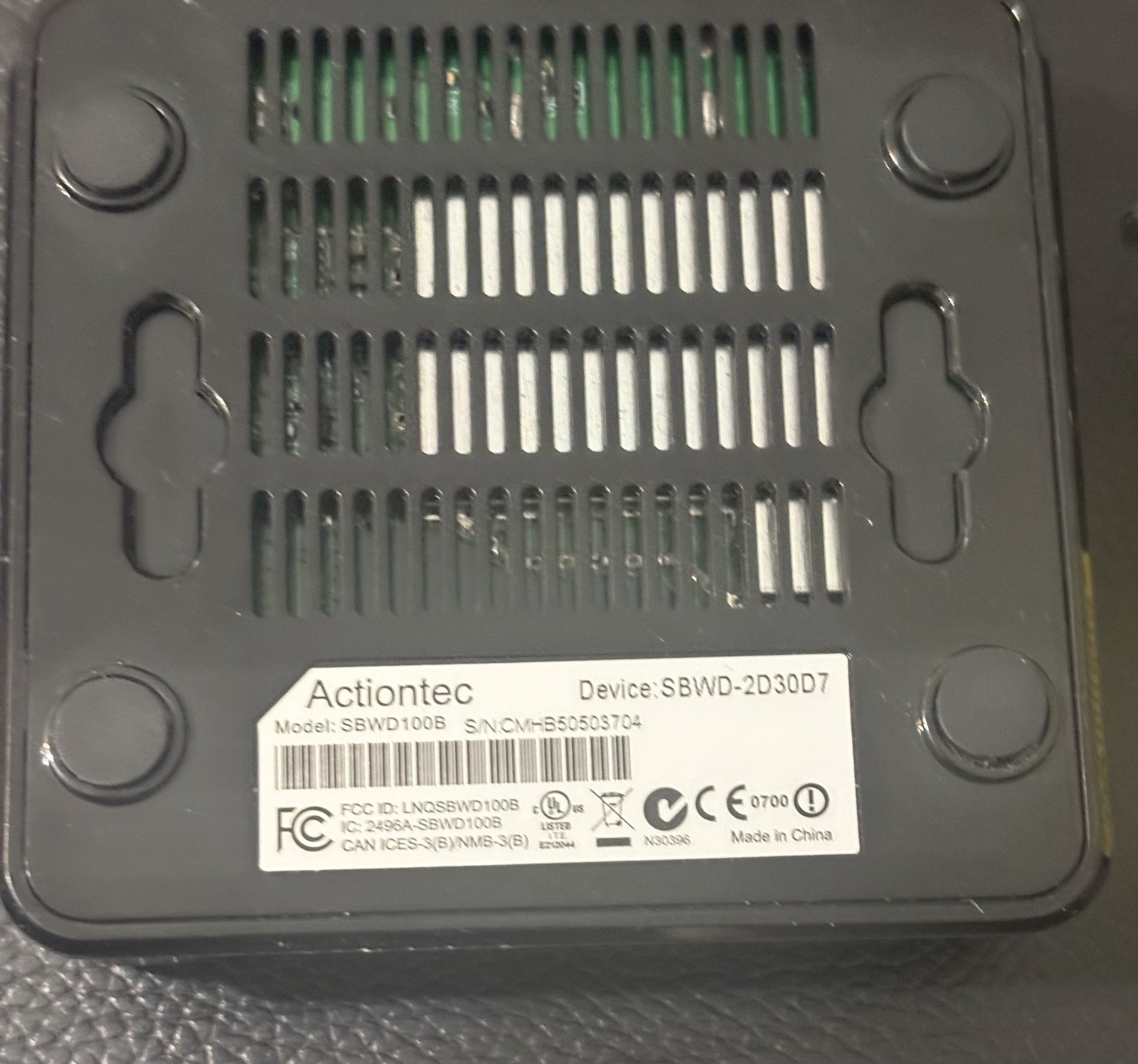 ACTIONTEC SBWD100B SCREENBEAM WIRELESS DISPLAY RECEIVER