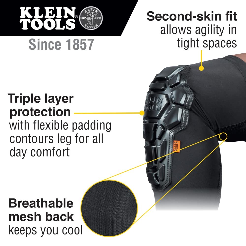 Heavy Duty Padded Knee Sleeves for Work