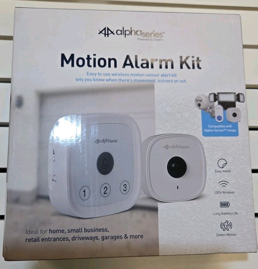 Swann Alpha Series Wireless Motion Sensor Unit & Chime.