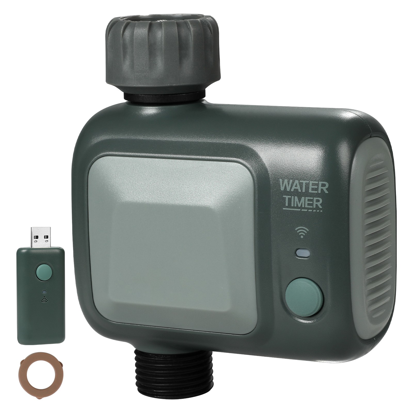 Uimoso WiFi and Bluetooth Smart Water Timer with Single Outlet for Hose Faucets