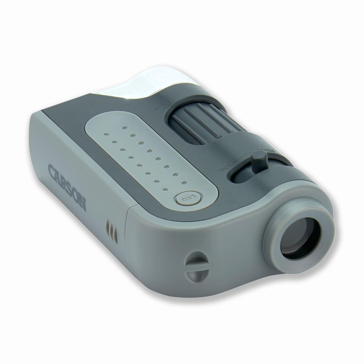 Carson MicroBrite Plus 60x - 120x Pocket Microscope with LED Light