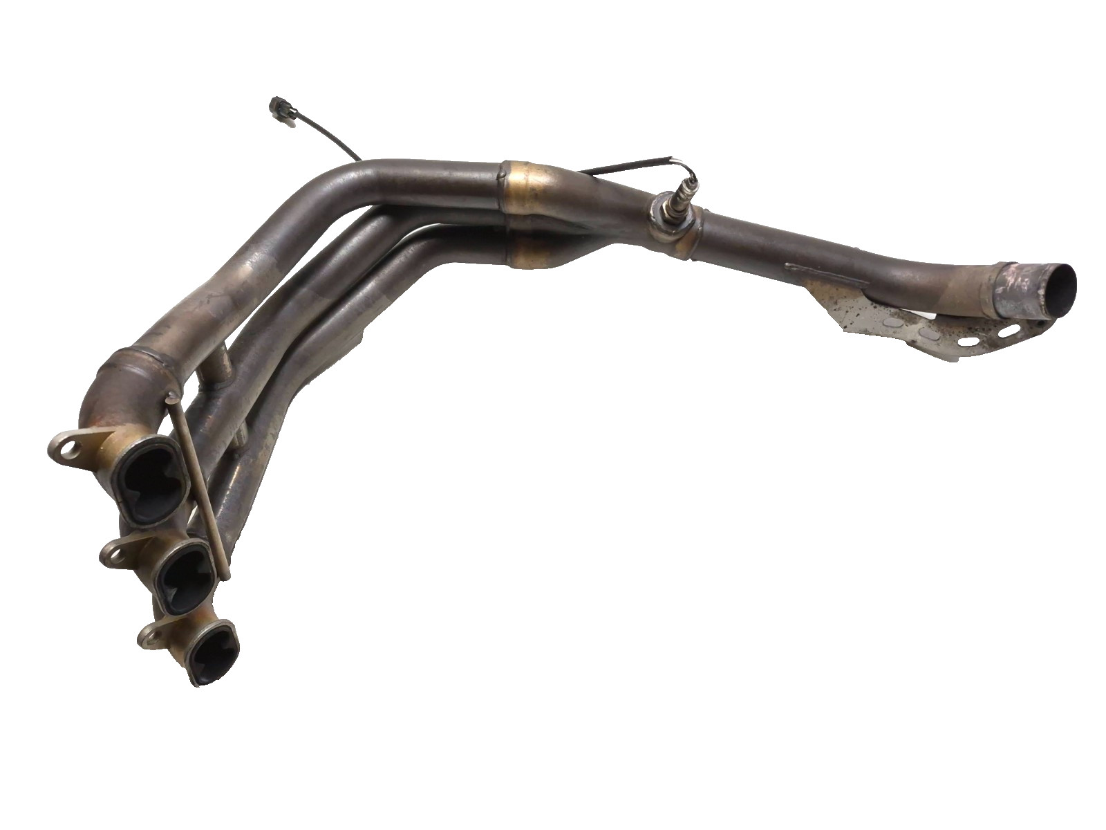 2005  Triumph Sprint ST Exhaust Header Muffler Manifold Pipe OEM