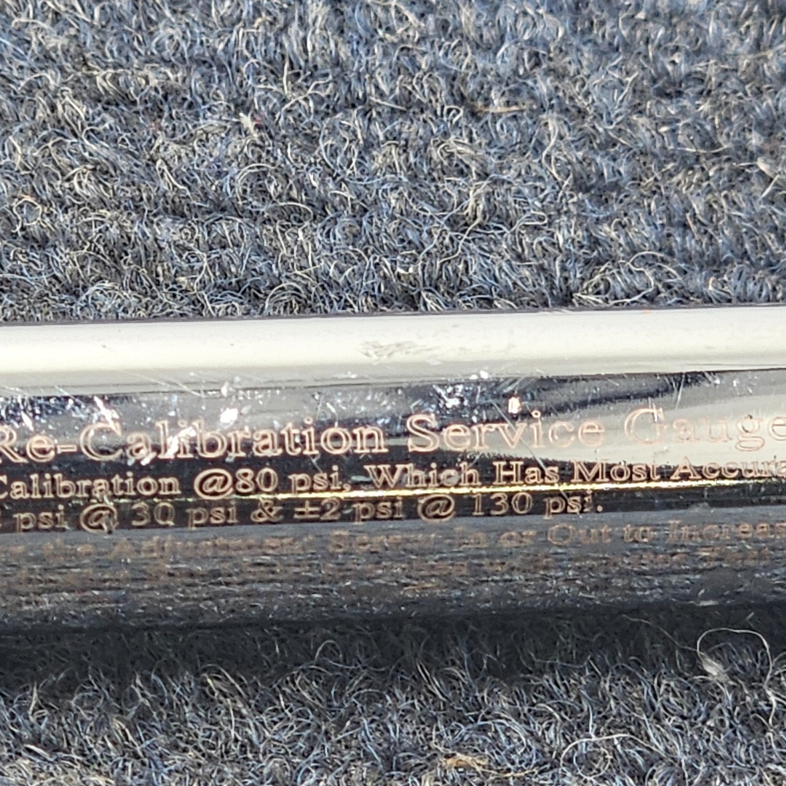 Internal Calibration 12" External Re-Calibration Service Tire Gauge