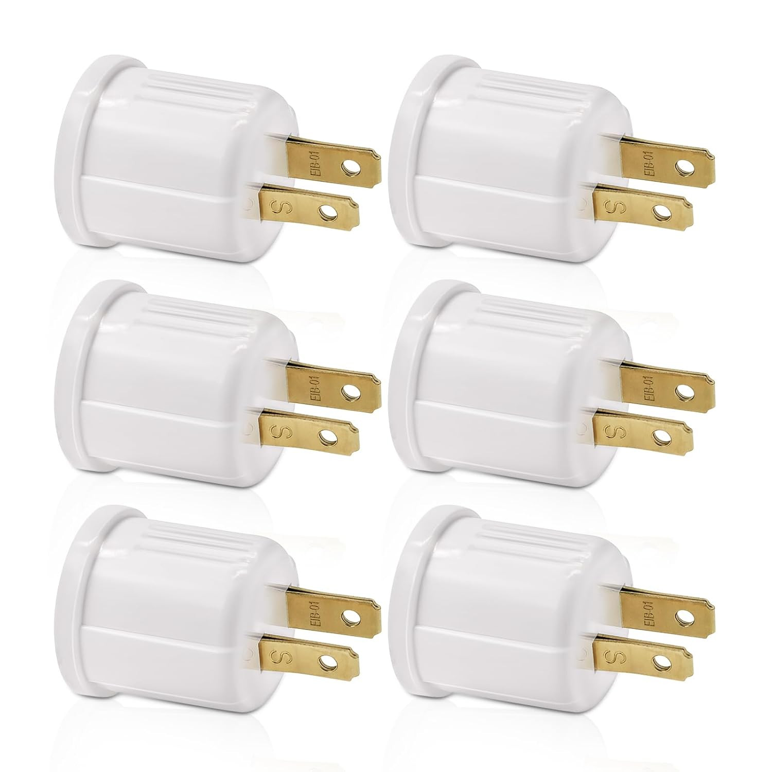 Outlet to Socket Adapter, Plug-In Light Socket, Convert Outlet to Light Bulb Soc