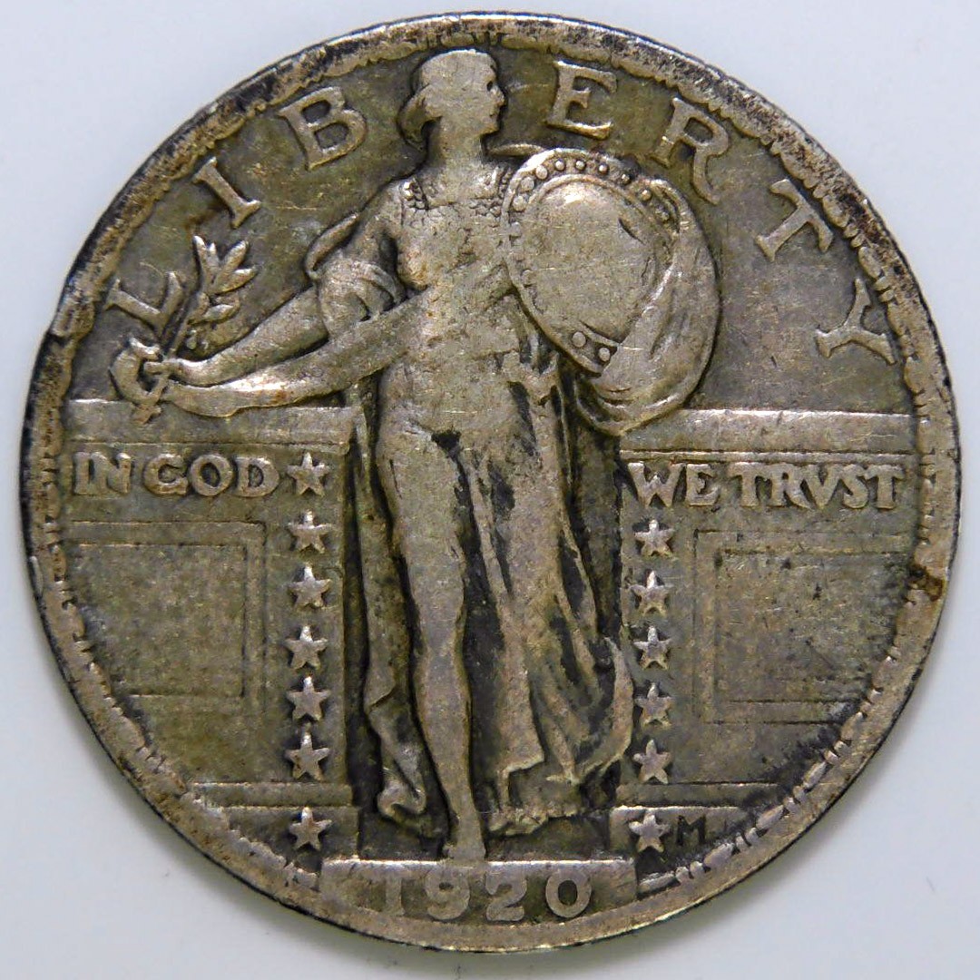 1920 Standing Liberty Quarter VF k420