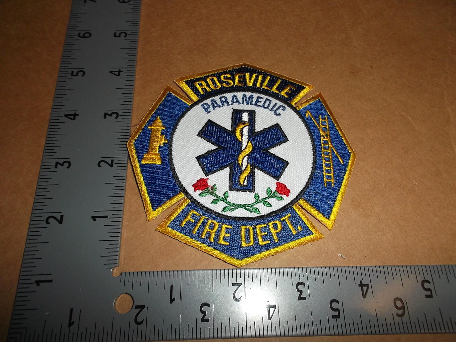 Roseville Fire & Rescue EMS Paramedic Patch~Michigan~MI~New~Emergency Medical~