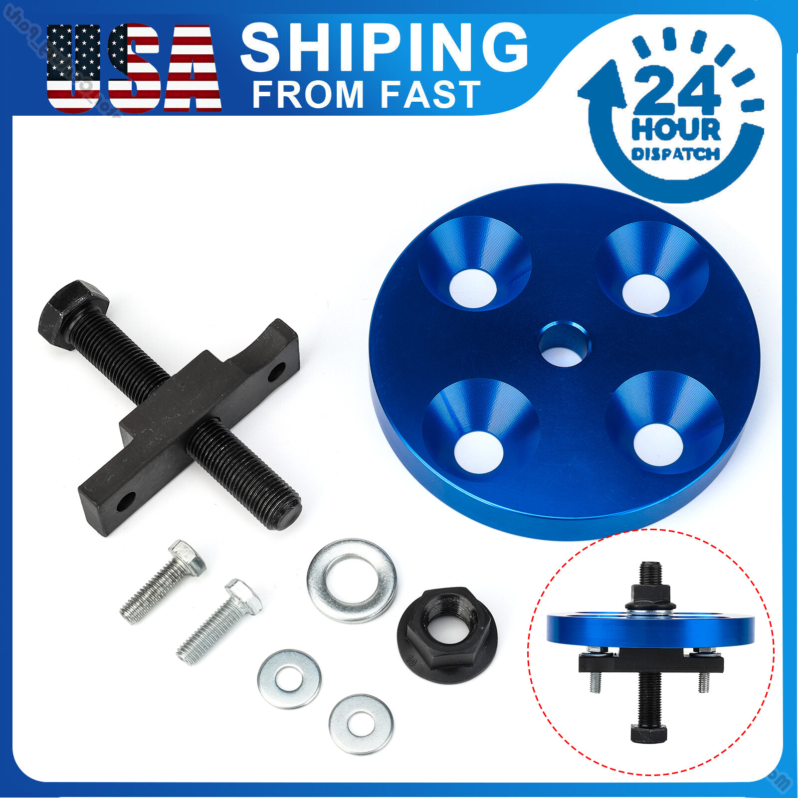 Valve Spring Compressor Tool Set For 1998.5-2019 Dodge RAM Cummins 5.9L 6.7L 24V