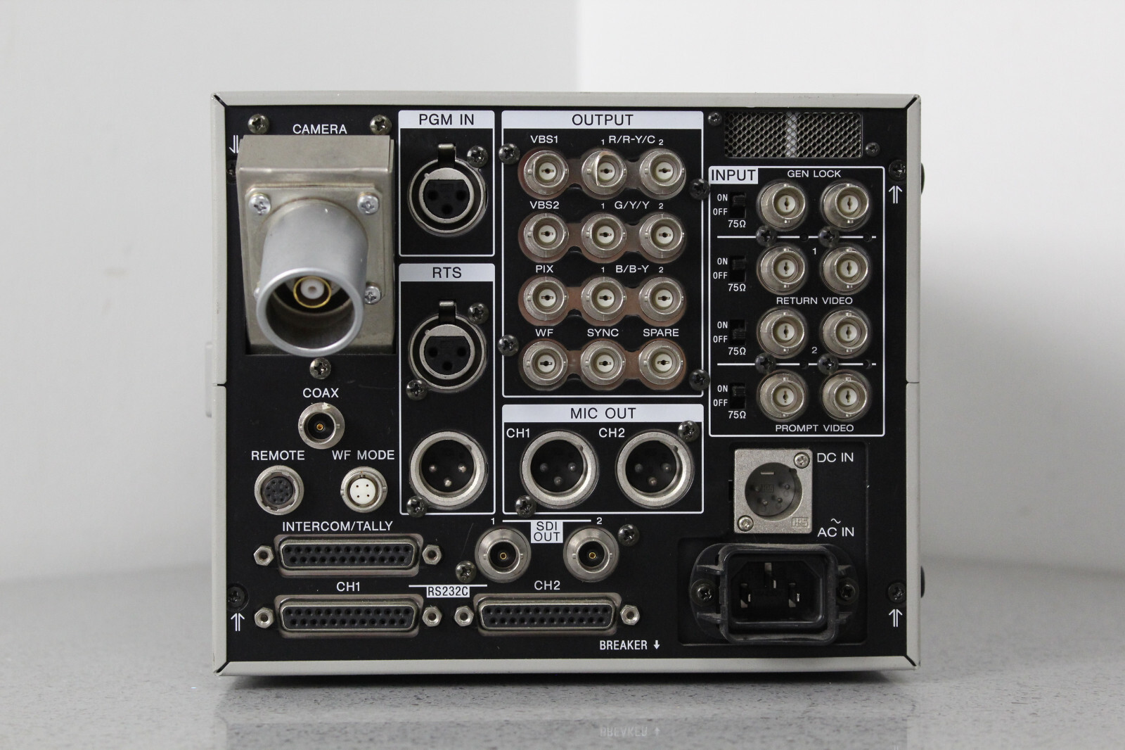Sony CCU-TX7 SDI Triax Camera Control Unit Fully Tested