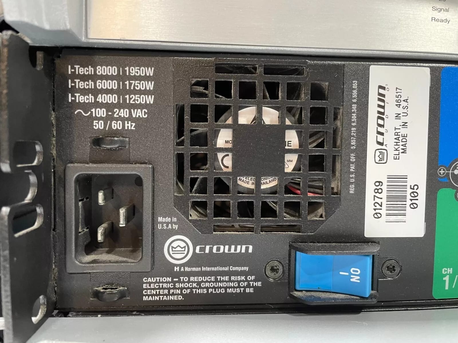 Crown I-Tech 4000 Power Amplifier (One) Trueheartsound