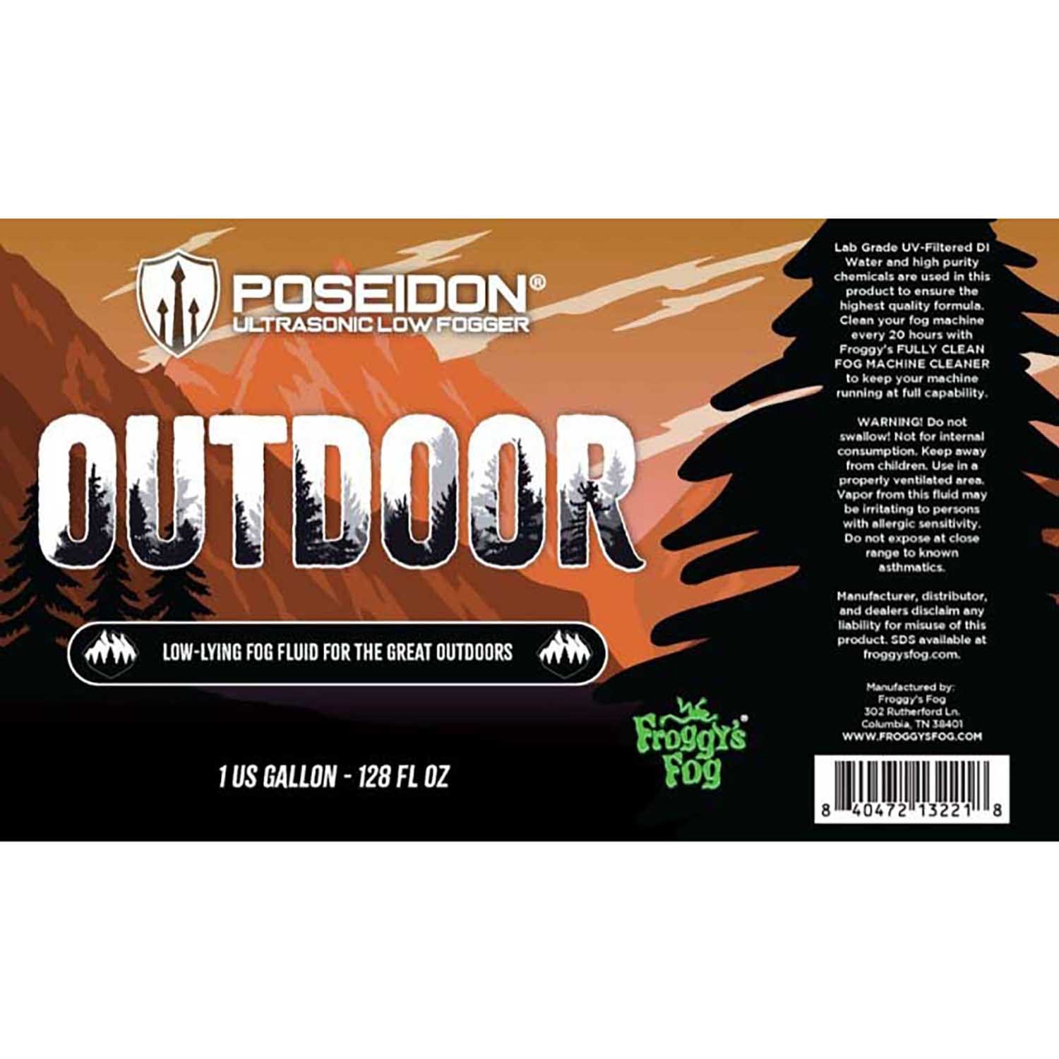 Froggy's Fog - DS-AQ - Aqua Fog Fluid - Outdoor Application - Machine Fluid