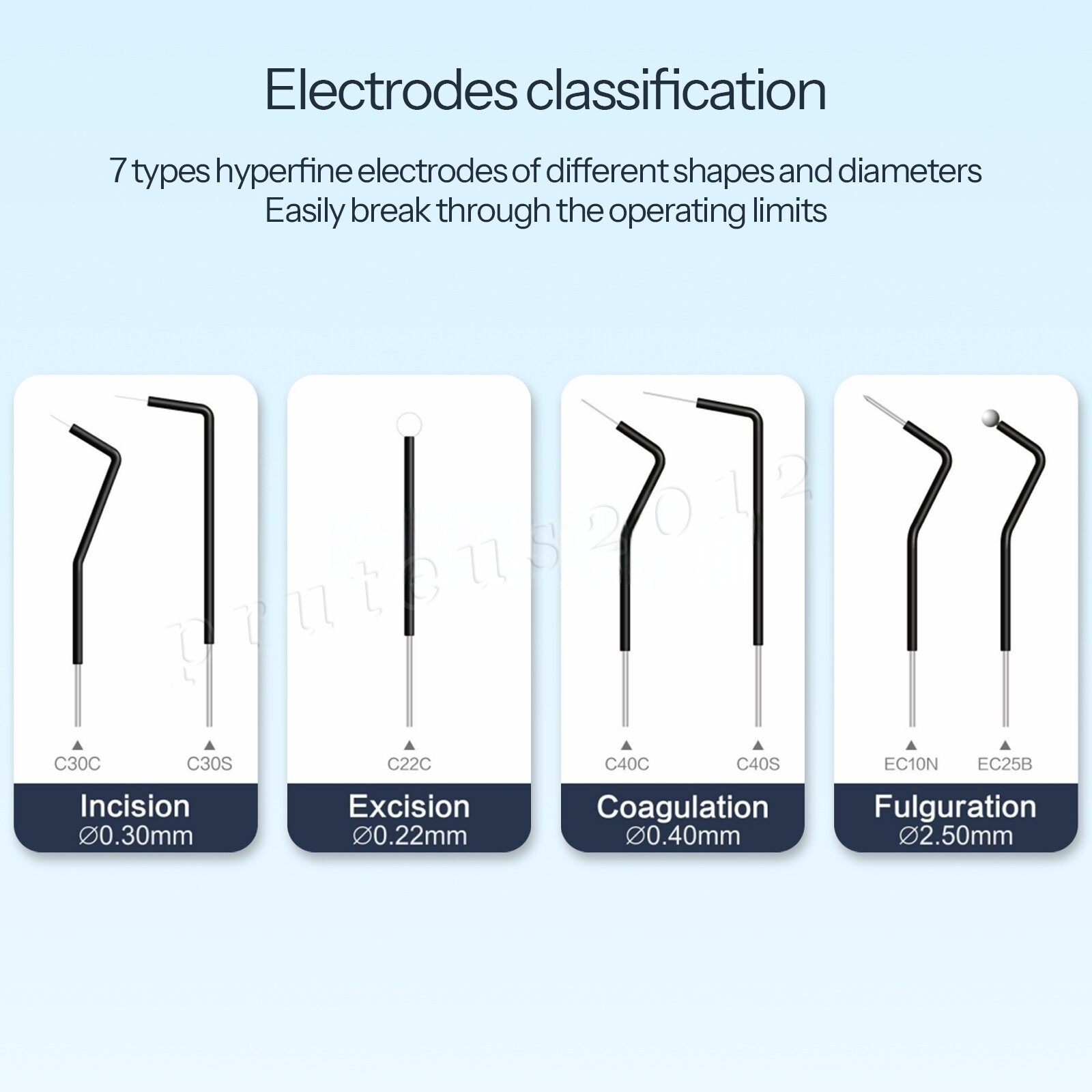 Dental Electro Electrosurgery Unit Machine High Frequency Electric 7pcs Tips