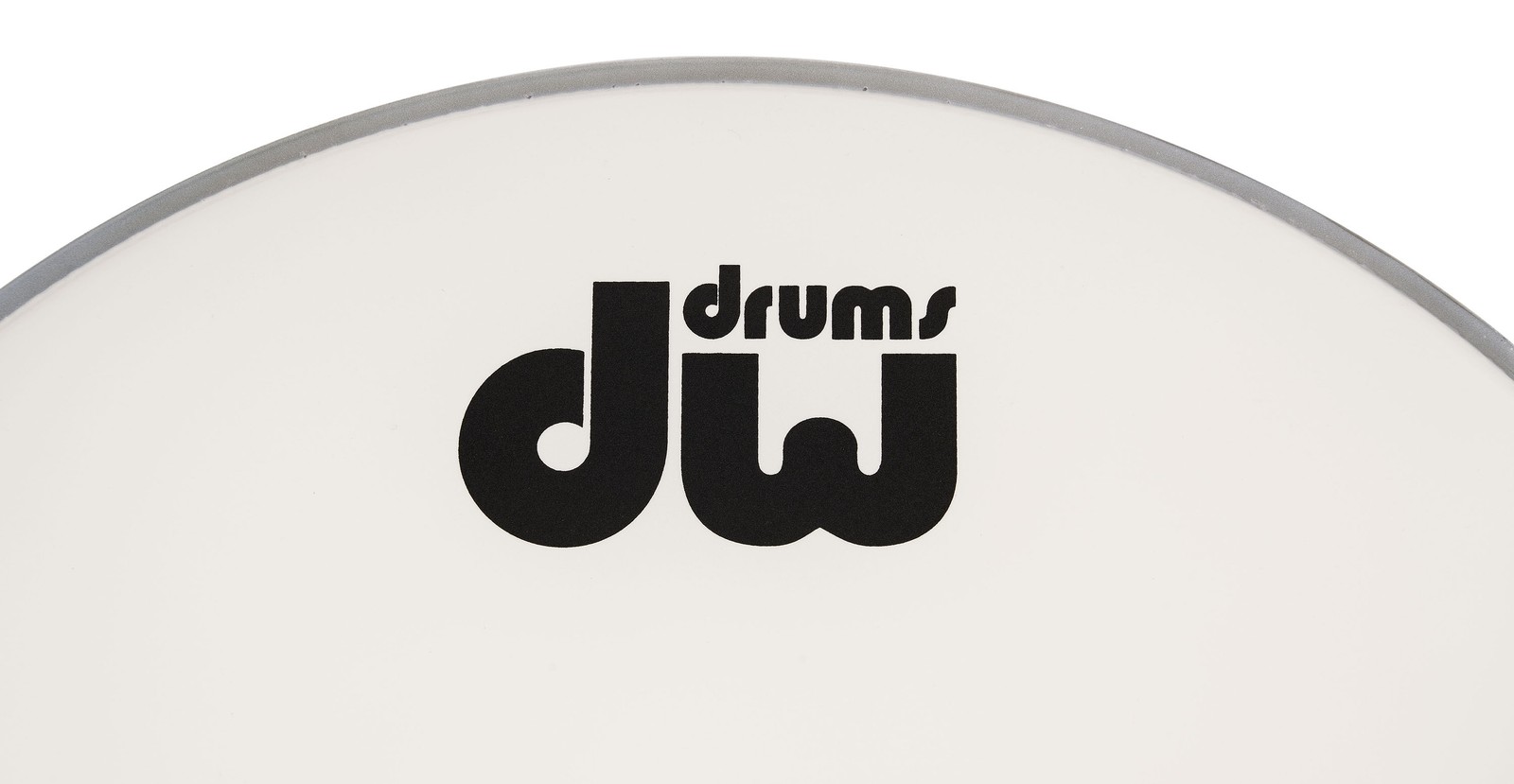 DW Bass Drum Logo Sticker, Black Text 5x3" (PR40BD-BLK)
