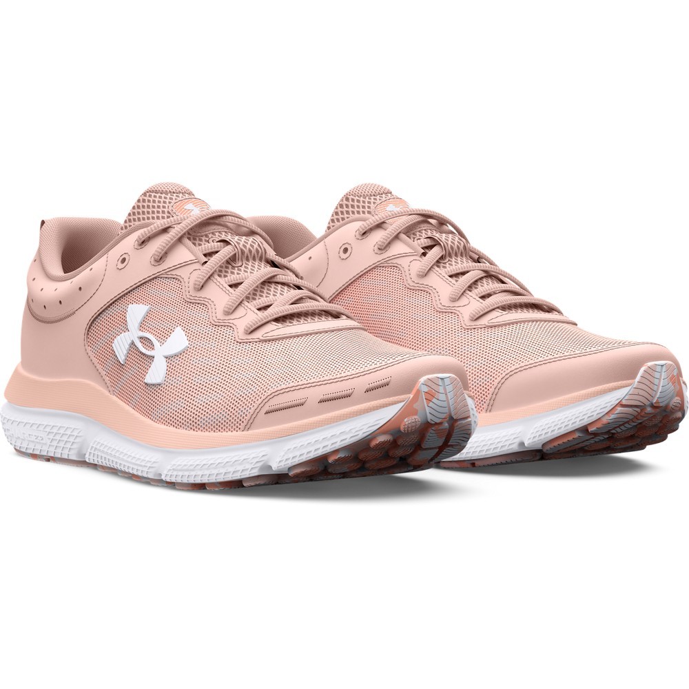 Under Armour 3026179 Women's UA Charged Assert 10 Shoes, Orange Dream, Size 10