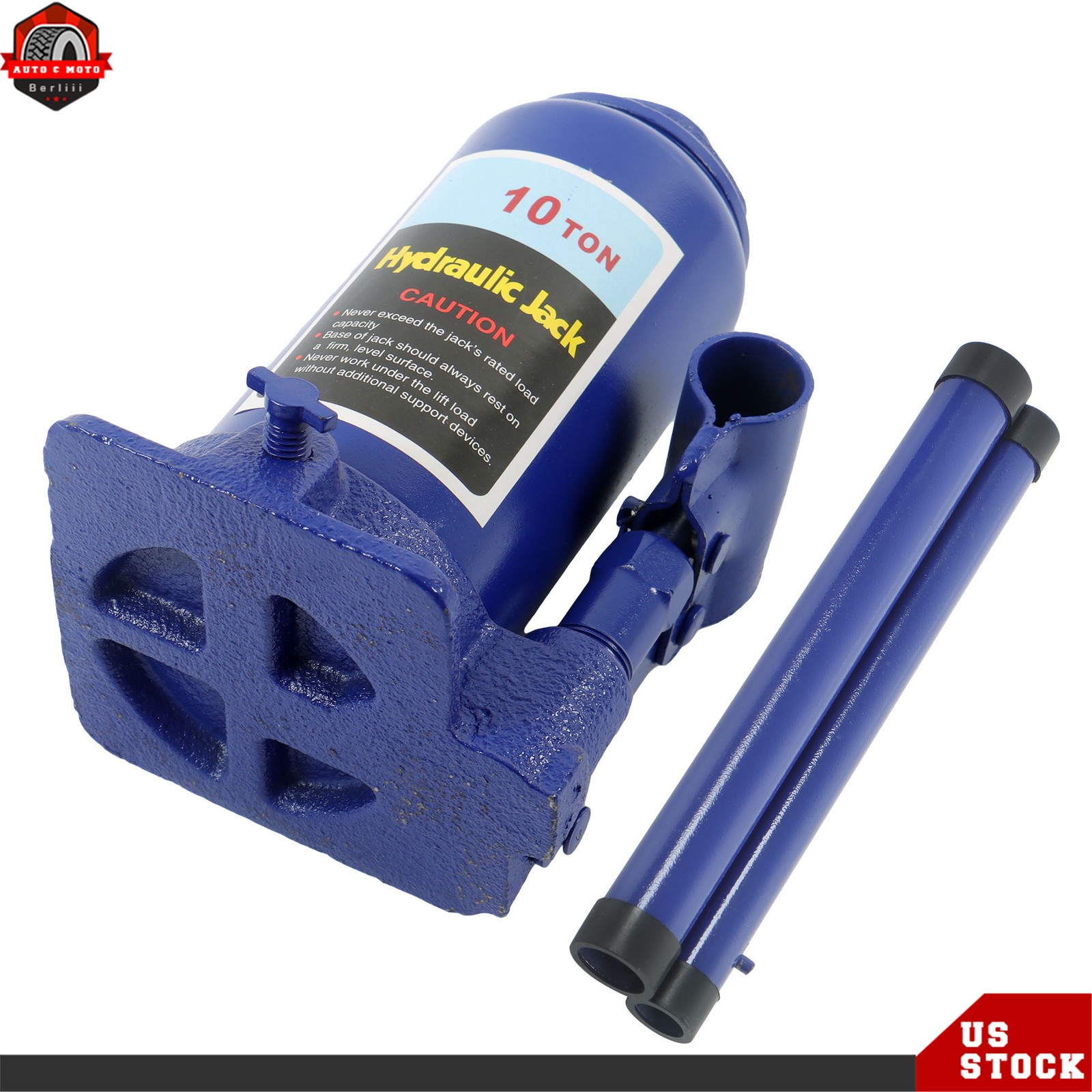 For Auto Repair and House Lift 10 Ton 20000 LBS Welded Hydraulic Car Bottle Jack