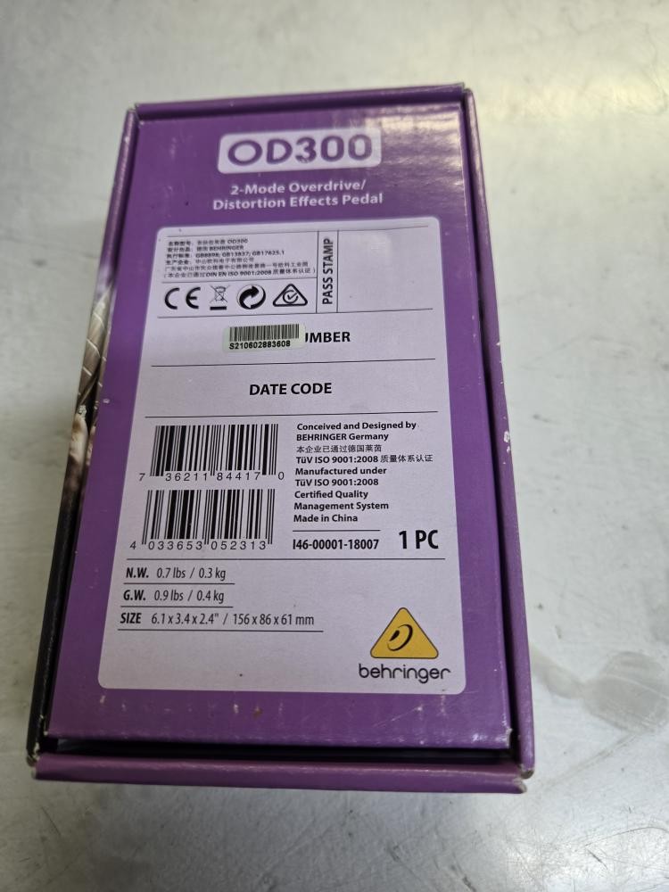 BEHRINGER OD300 (G69007622)