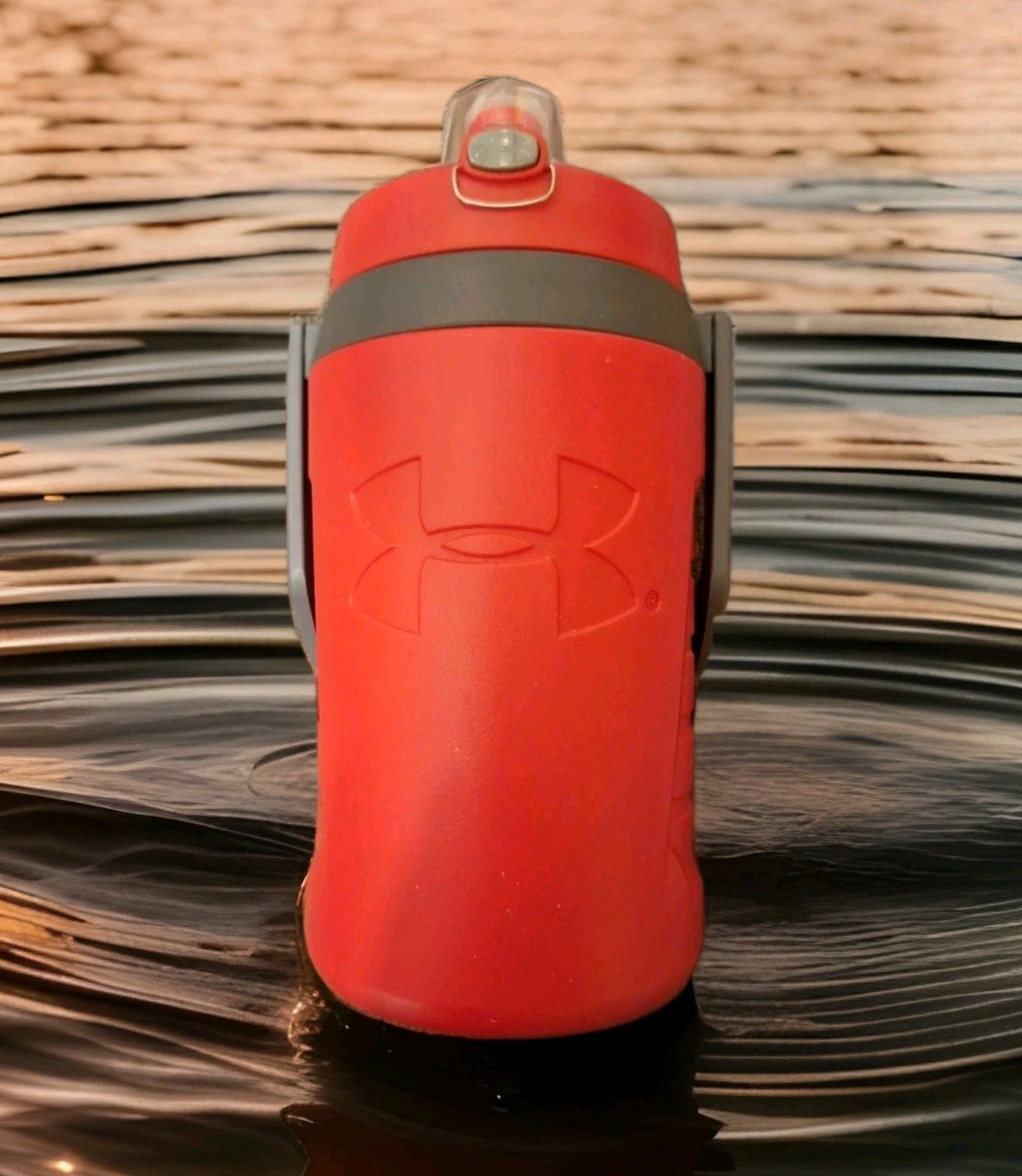 RED Under Armour 64oz THERMOS WaterJug Foam-Insulated Bottle FenceHooks BPA-free