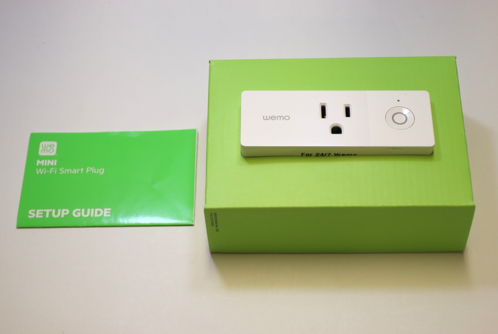 WeMo WiFi Enabled Mini Smart Plug - White (F7C063V2)