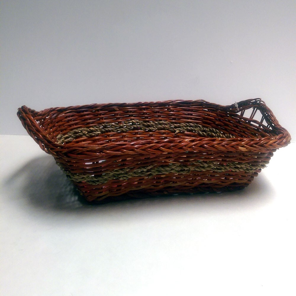 Wicker Fruit Basket Bread Basket Kitchen Storage Apples Pastry Shell Tray new