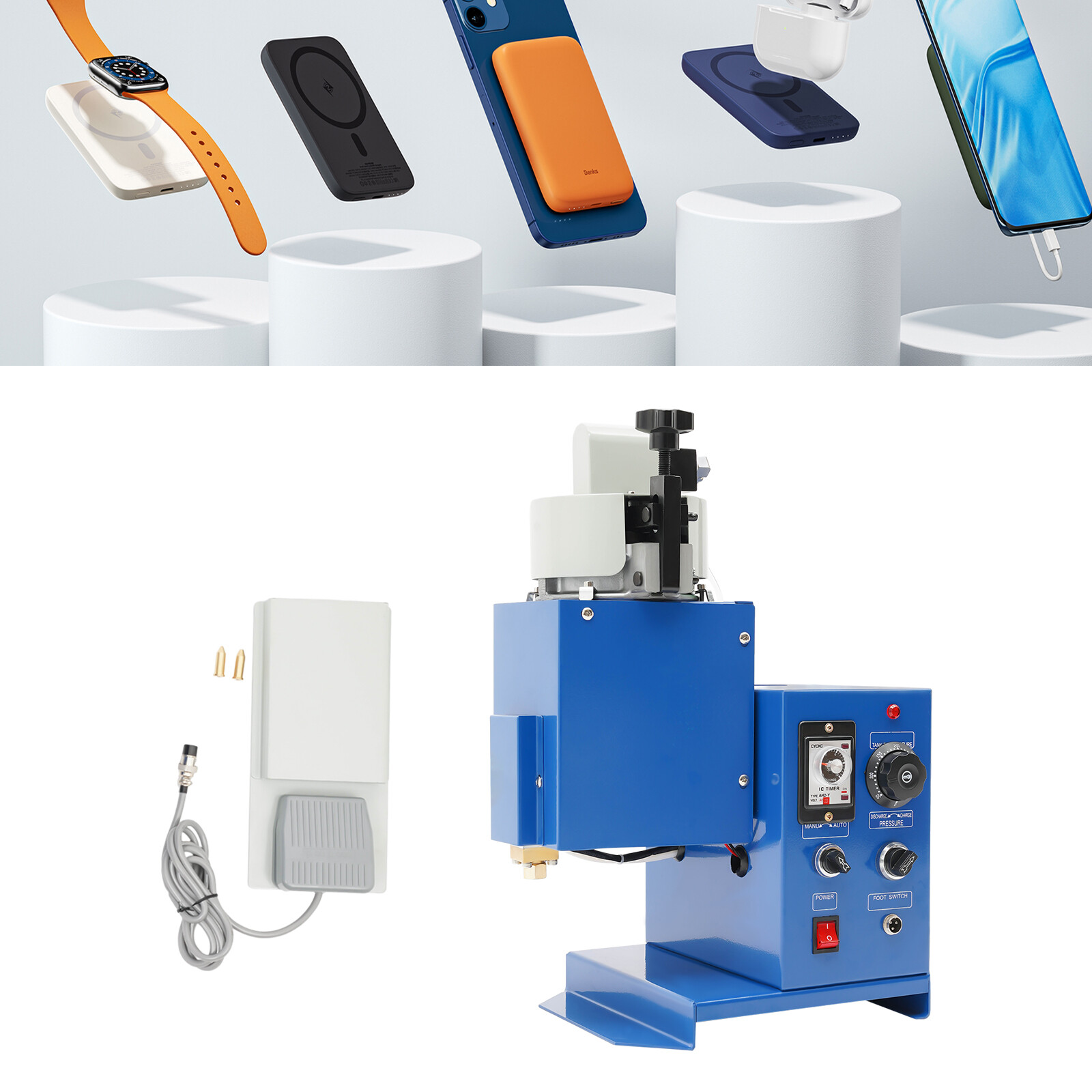 Adhesive Dispenser Hot Melt Glue Dispensers 0-300℃ Gluing Machine 110V