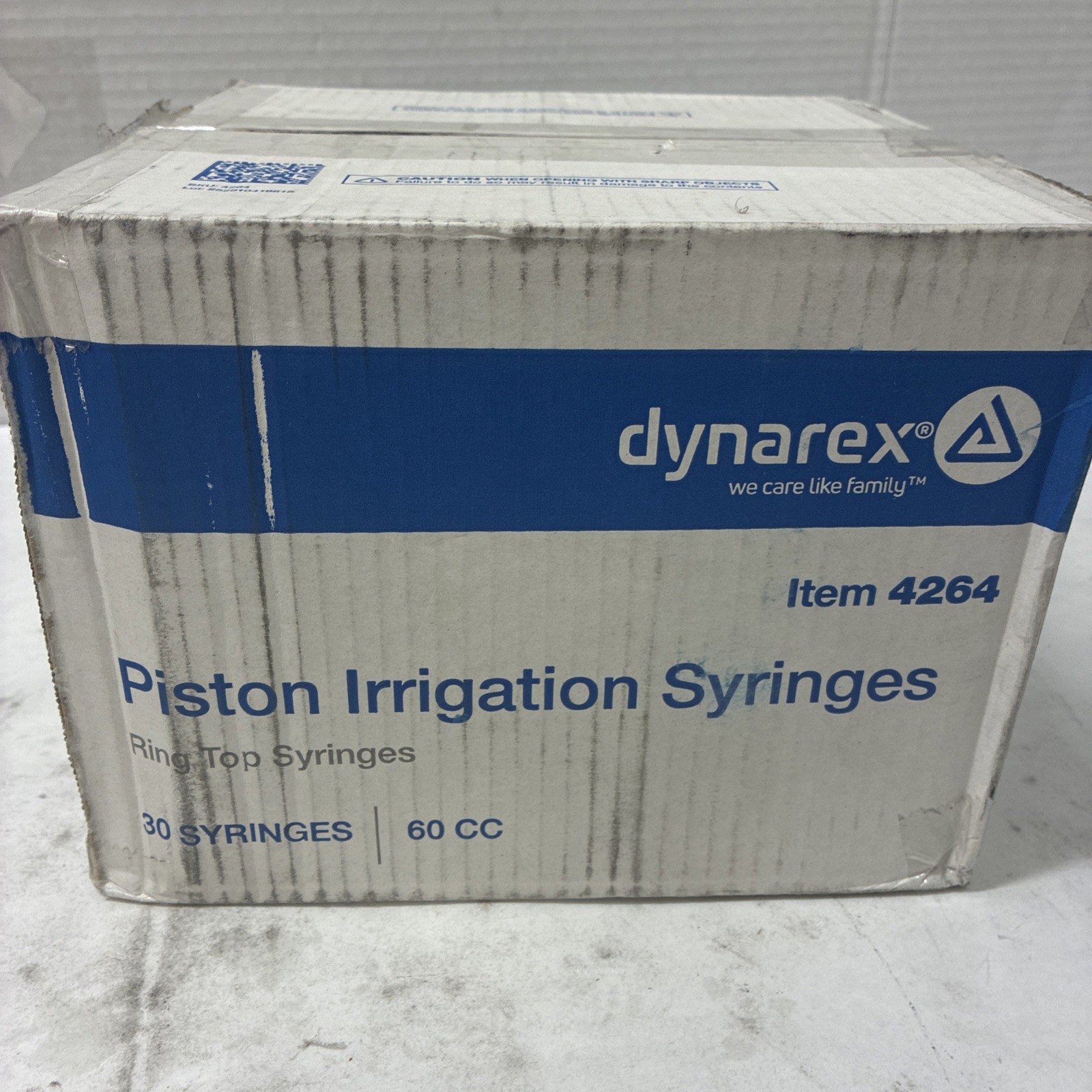 Dynarex Feeding 60cc 30 Syringes Thumb Ring #4264 Box Of 30