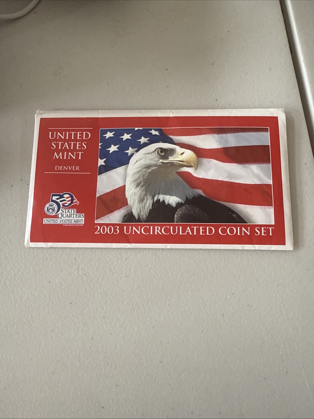 United States Mint 2003 D Denver Mint Uncirculated Coin Set 10 Coins Susan B Ant